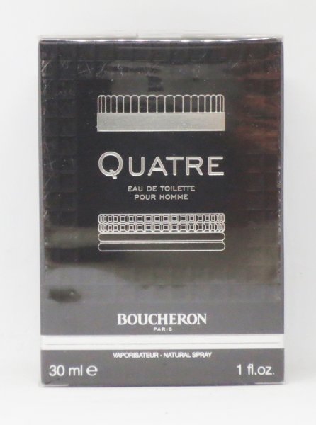 Boucheron- Quatre pour homme Eau de Toilette Spray 30 ml-Neu-OvP-